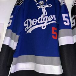Dodgers x LA Kings Freeman Hockey Jersey