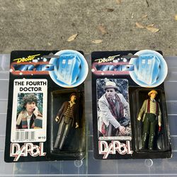 Vintage 1987 Dapol Doctor Who action figure toy lot sci fi toy