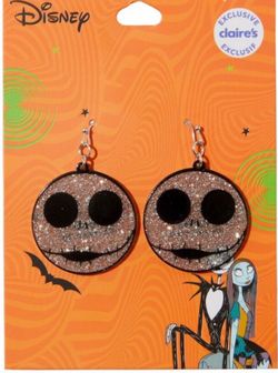 Spooky Cute! NEW ©️Disney Halloween 🎃🖤💀Nightmare Before Christmas JACK SKELLINGTON💀🖤🎃 Earrings