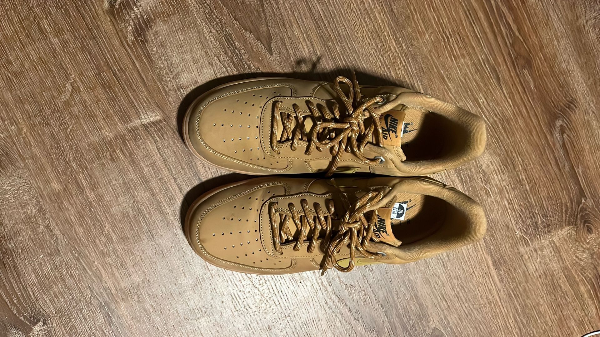 Nike Air Force 1 Wheat/Flax Size 10 Mens