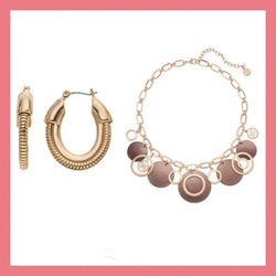 NWT Womens Dana Buchman 2Pc Jewelry Set