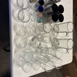 Glass Cups Shot Glasses And Shacker 