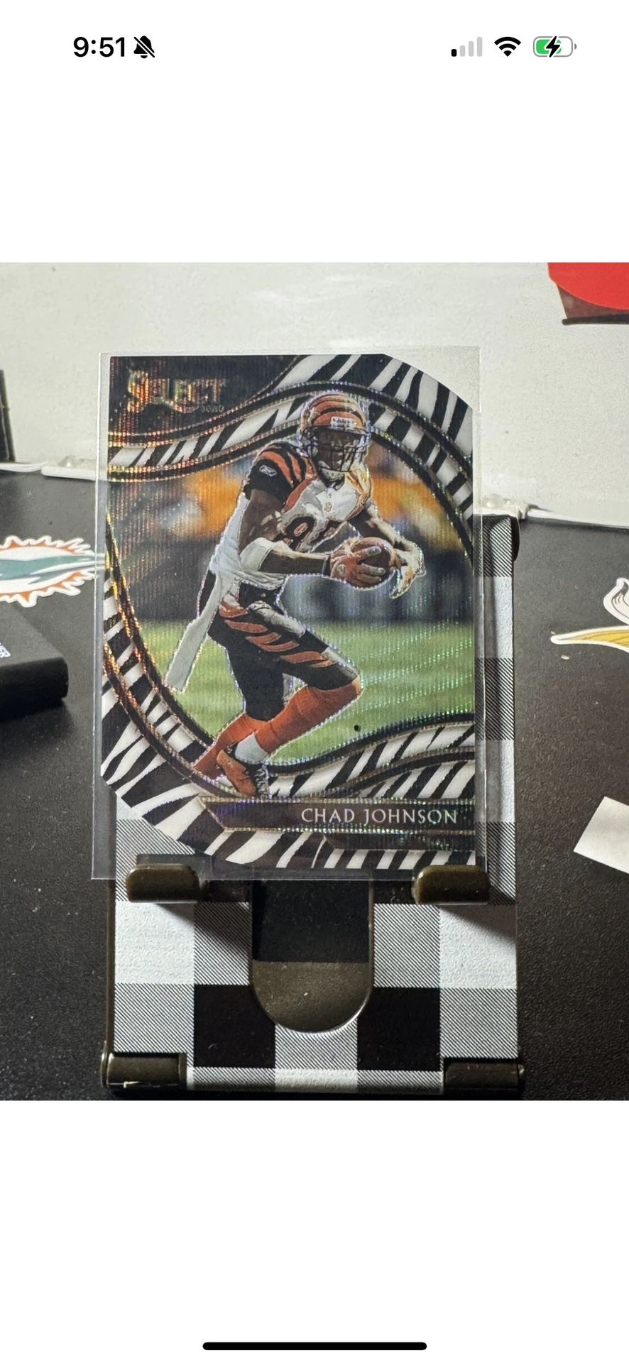 Chad Ochocinco Johnson Select Case Hit Zebra 2020
