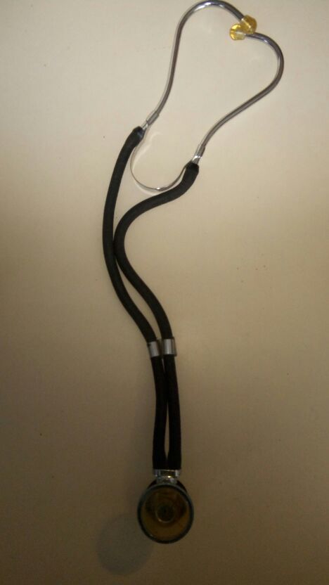 Hewlett Packard Rappaport Sprague Stethoscope. Hp stethoscope. Antique stethoscope. Rare, collectible, antique, doctor, medical, nurse,