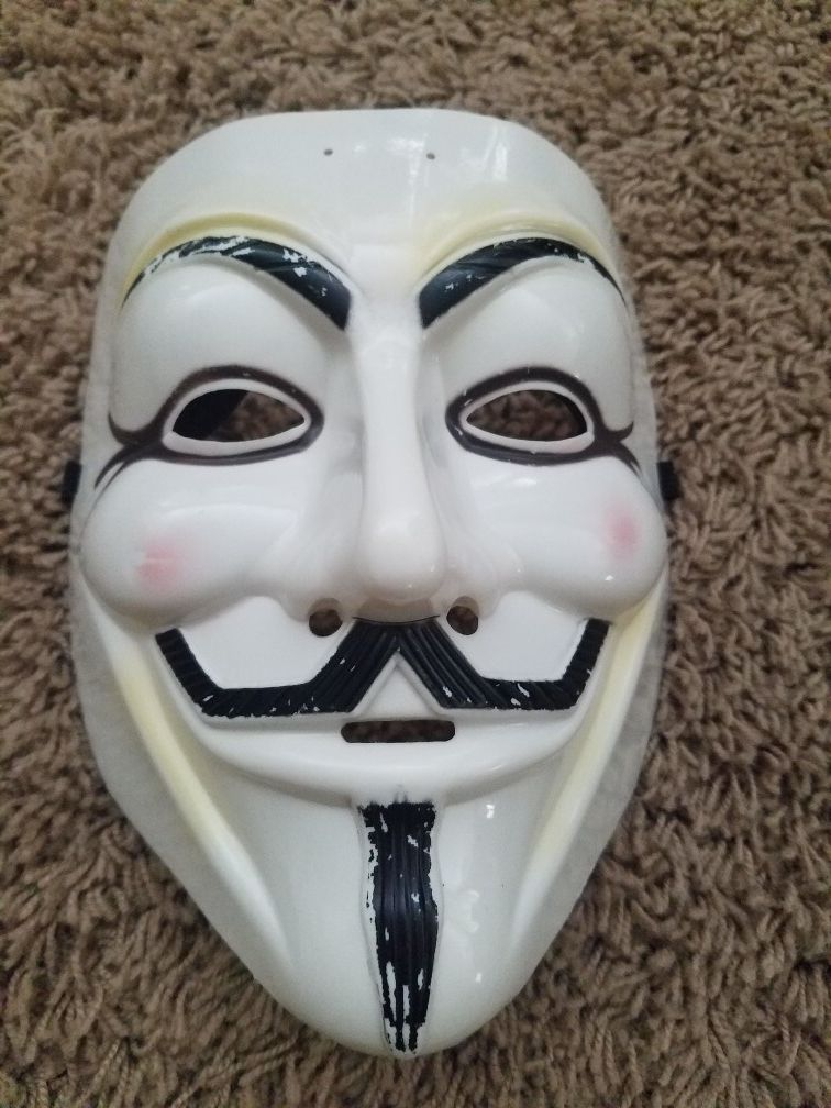 Anonymous Mask worn once