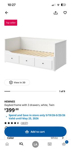 LIKE NEW IKEA Bed