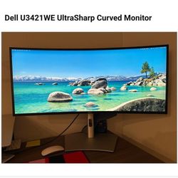 Dell U3421WE UltraSharp Curved Monitor