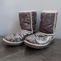 Gold And Silver Mermaid Sequin Ugg Boots- Used