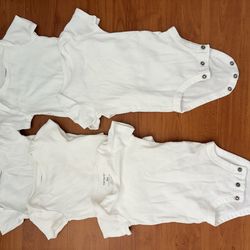 5 Carters 3M bodysuits