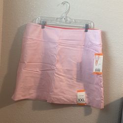 S.C. Skort  Tummy Control Coral Print Stretch With Pockets XXL