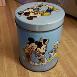 Mickey and the Gang Tin Rare made in usa Vintage 70s