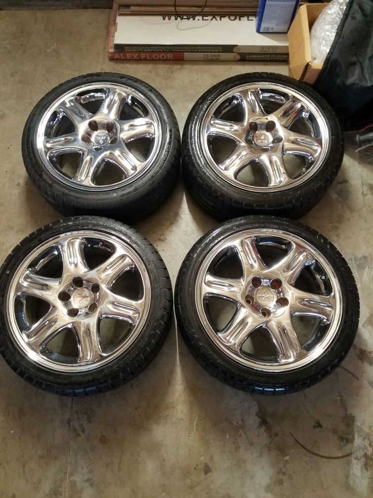 Mitsubishi 3000gt vr4 wheels with tires