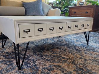 'Card Catalog' Coffee Table