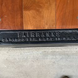 Fairbanks Restored Scale