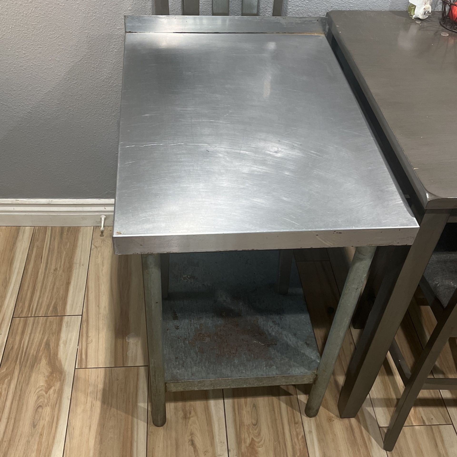 Counter Stainless Steel Kitchen 