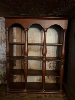Wood Display Cabinet