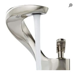 One Hole Modern Chrome And White Faucet Set Of 3