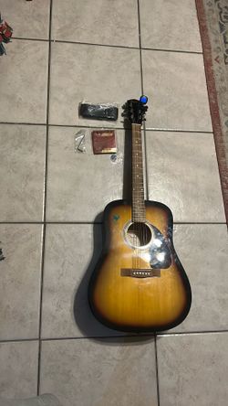 Brand new  never used  acoustic guitar