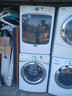 Whirlpool Duet Stackable Washer And Maytag Gas Dryer