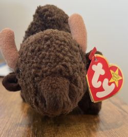 TY Beanie Baby Original Roam The Buffalo