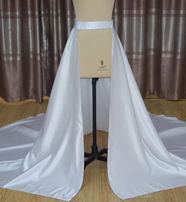 Basic Satin Wedding Skirt/Train