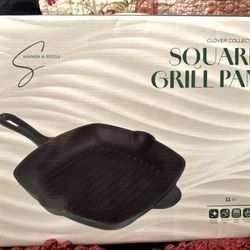 11” Square Grill Pan (New)
