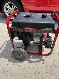 Powermate PM0435001 - 5000 Watt Portable Generator w/ Subaru Engine Features • Emergency • Portable