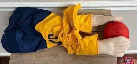 Dog Costume Size M Basketball Player just $5 