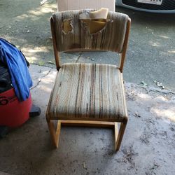 Sturdy Chair In Need Of Upoholstring 