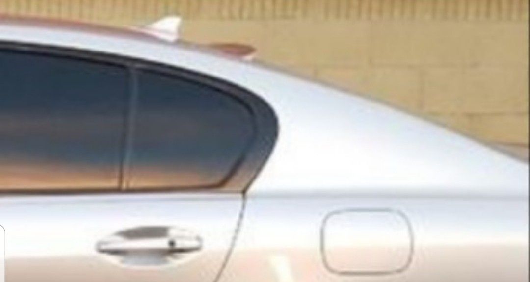 2006-2009 silver Lexus GS window wing