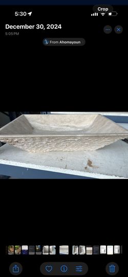 Natural Stone Vessel Bathroom Sink - Rustic Lerdo Marble
