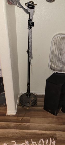Vintage Style Black Floor Lamp