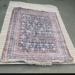 5ft X 7ft Persian Rug Red Studio McGee