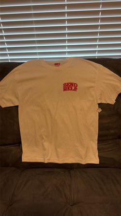 Sz XL SEND HELP White Widow tee