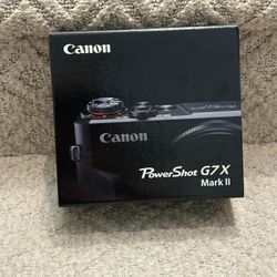 Canon Powershot G7 X Mark II