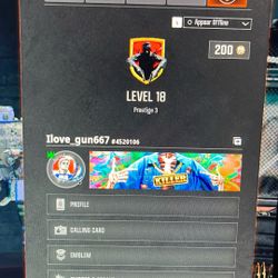 Insane Call Of Duty Account read Description!!!