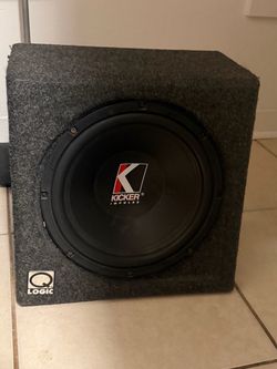 Kicker Impulse Subwoofer in Q Logic Box