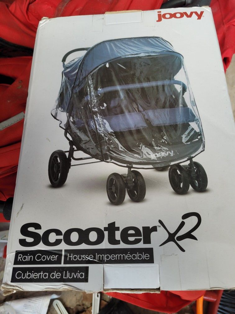 Joovy Double Stroller Rain Cover 