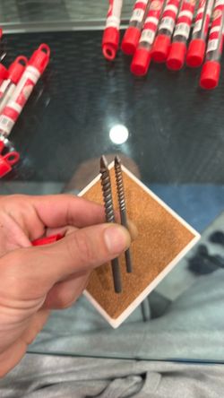 25 Brand new TILE DRILL BITS cle-line brand from grainger 1/4 -11 drill bits 3/16 -14 drill bits