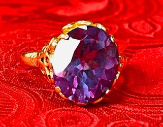 Purple Birthstone Ring