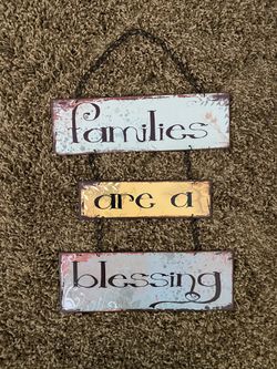 Metal sign