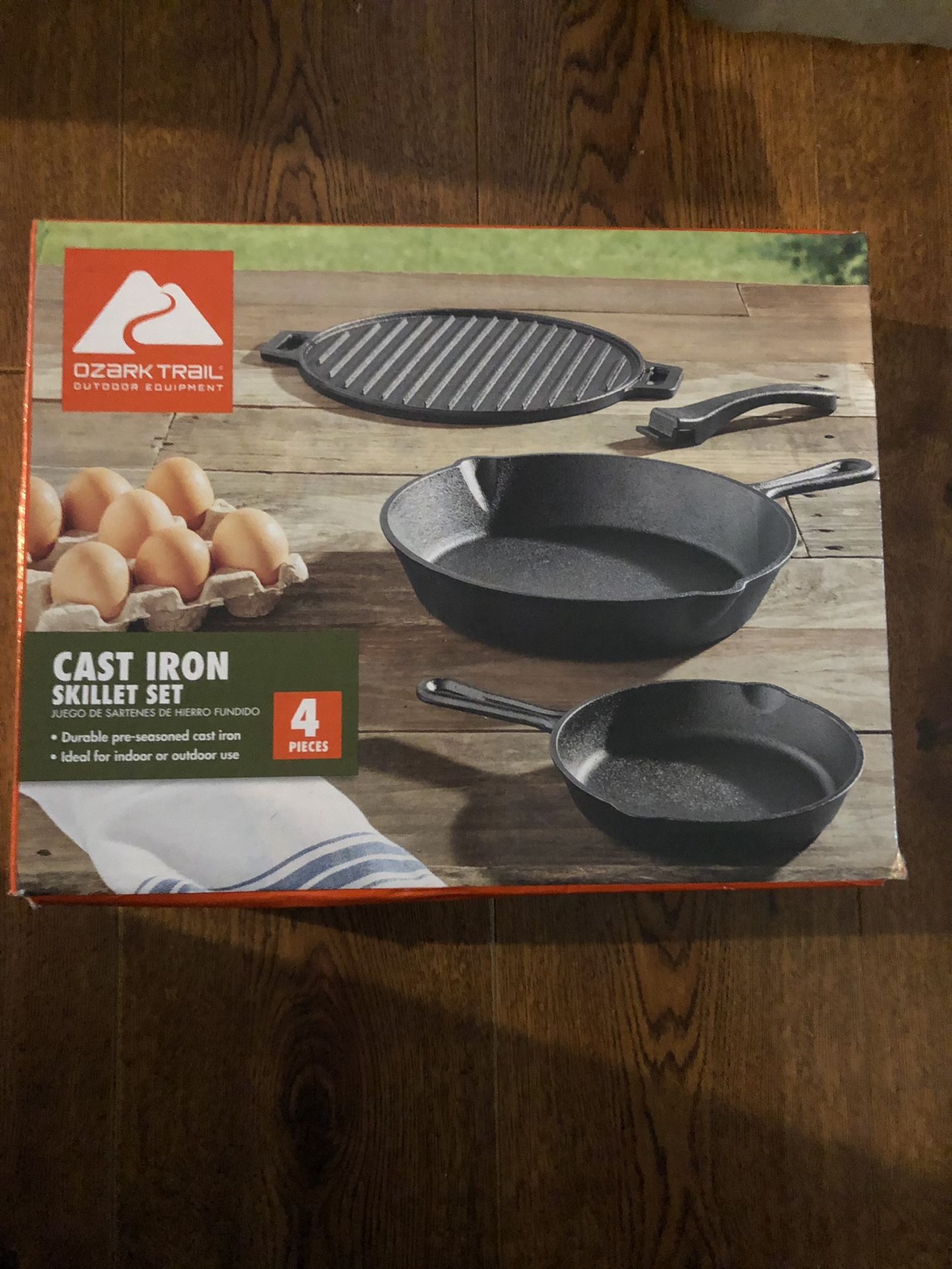 Ozark Trail Cast Iron Skillet Set