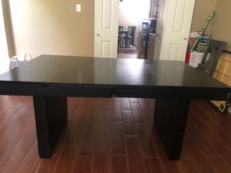 Elegant Big wooden dining table