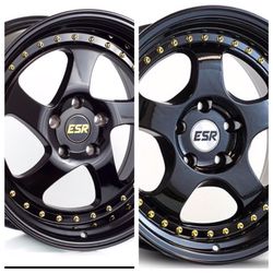 ESR Rim 18" fit 5x100 5x120 5x114(only 50 down payment and no CREDIT CHECK)