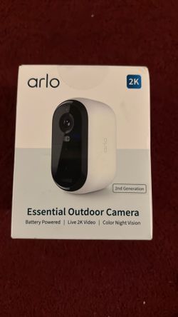 Arlo essential outdoor camera second generation 2K