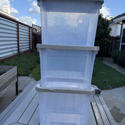 $10 Each Or All 3 For $20 Tote Stacker 7.5 Gallon