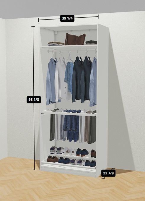 Ikea Wardrobe Shelving System