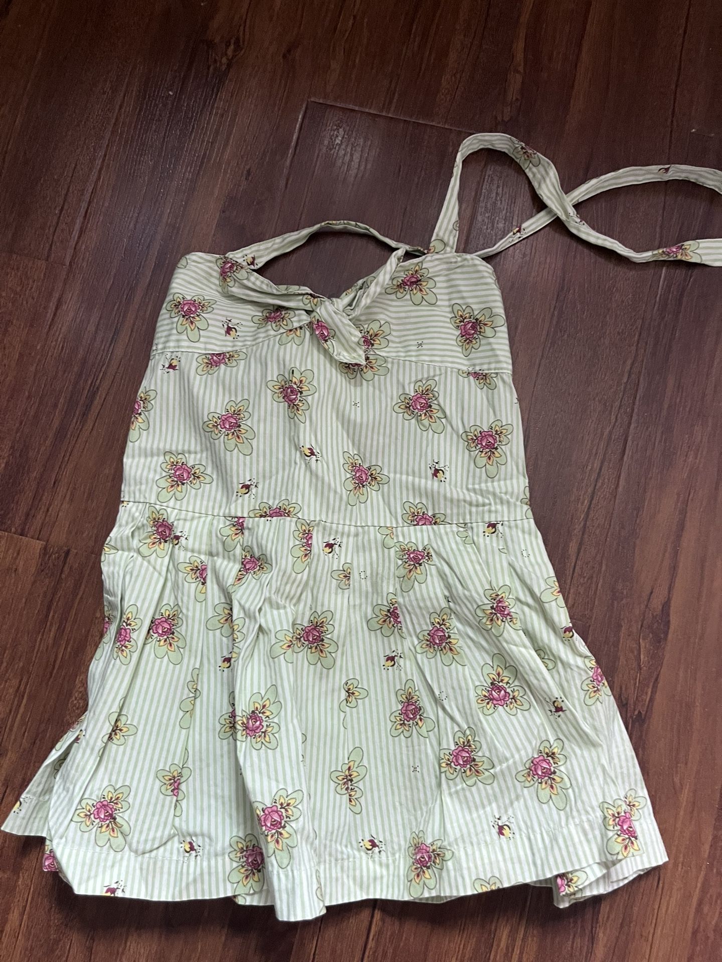 Girls Dress -light Green - 6T