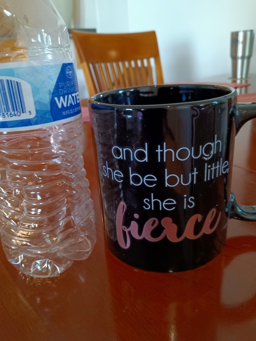 New Mug Momentum Brand (And Thought She Be But Little She Is Fierce)