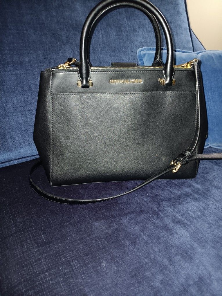 Michael Kors Gibson Small Saffiano Leather Satchel
